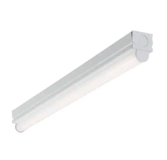 Photo 1 of **MISSING POWERCORD ** Metalux 2 ft. 1-Light Linear White Integrated LED Ceiling Strip Light with 1050 Lumens, 4000K