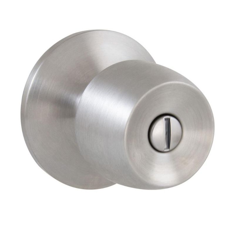 Photo 1 of 2 PACK OF Defiant Brandywine Stainless Steel Bed and Bath Door Knob
