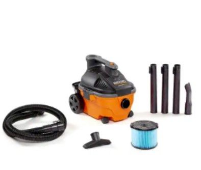 Photo 1 of PARTS ONLY 
RIDGID 4 Gallon 5.0-Peak HP Portable Wet/Dry Shop Vacuum with Fine Dust Filter, Hose and Accessories