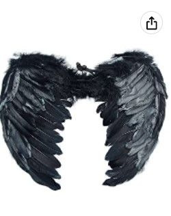 Photo 1 of Feather Angel Wings Christmas Halloween Fancy Dress Costume Hen Night Party
