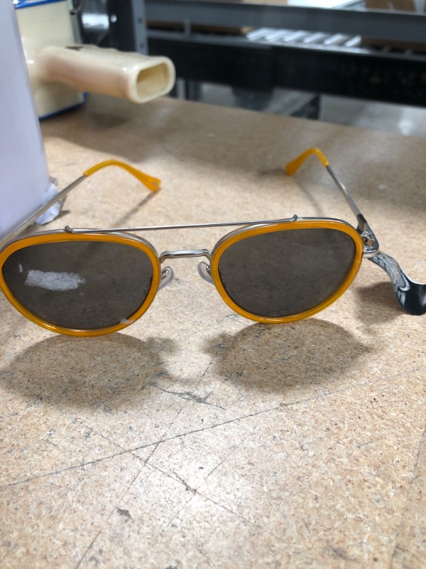 Photo 2 of C2 Classic Top Bar Sunglasses orange ***used*** like new***
