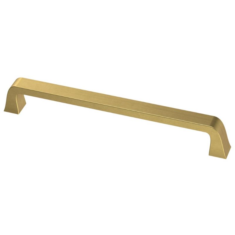 Photo 1 of  4 Liberty Classic Bell 6-5/16 in. (160mm) Center-to-Center Brushed Brass Drawer Pull
