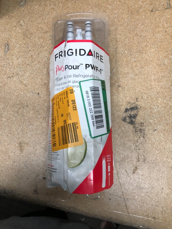 Photo 2 of Frigidaire Water and Ice Refrigerator Filter PWF-1