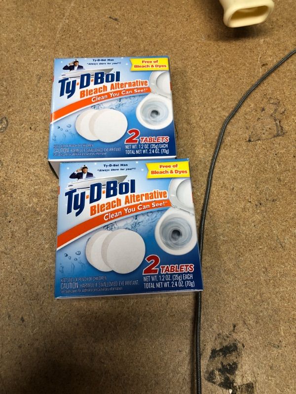 Photo 2 of 2 boxes Willert 32220218 Ty-D-Bol Bleach Tab 2.4-oz