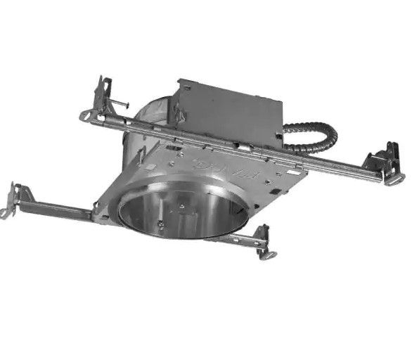 Photo 1 of H27 6 in. Aluminum Recessed Lighting Housing for New Construction Shallow Ceiling, Insulation Contact, Air-Tite
