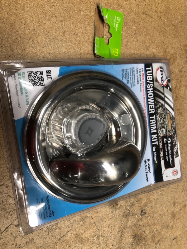 Photo 1 of Danby Danco Brushed Nickel Trim Kit for Moen Tub/Shower Faucets