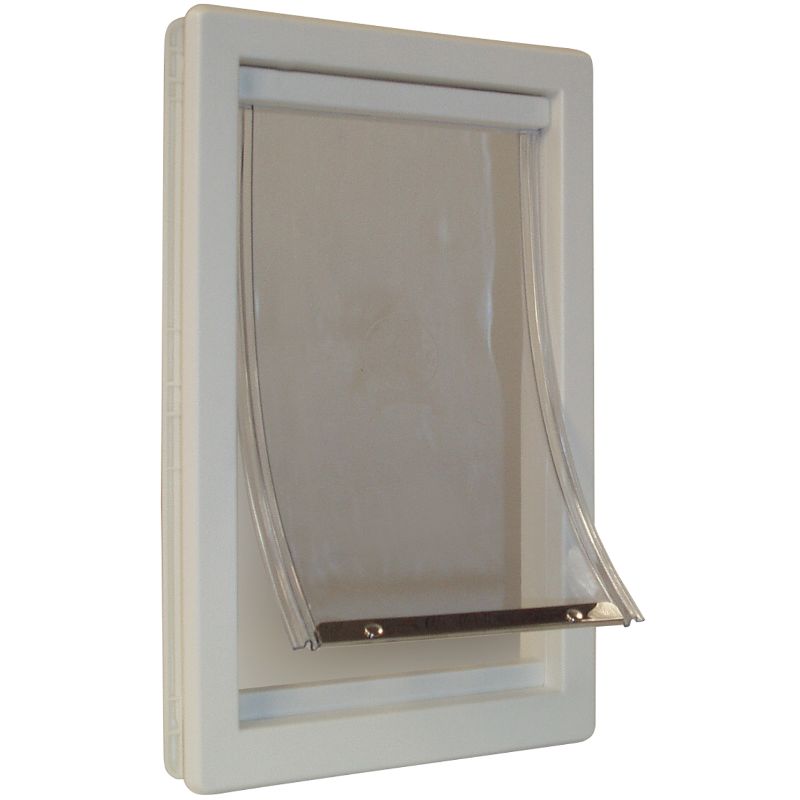 Photo 1 of (BROKEN OFF CORNER/CRACKED CORNER)
Ideal Pet Products Thermoplastic Dog Door, X-Large, 18.62"L X 2.12"W X 12.44"H
