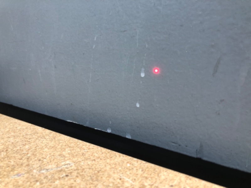 Photo 2 of 100 ft. Red Self-Leveling 3-Spot Laser Level with (2) AA Batteries & Case
