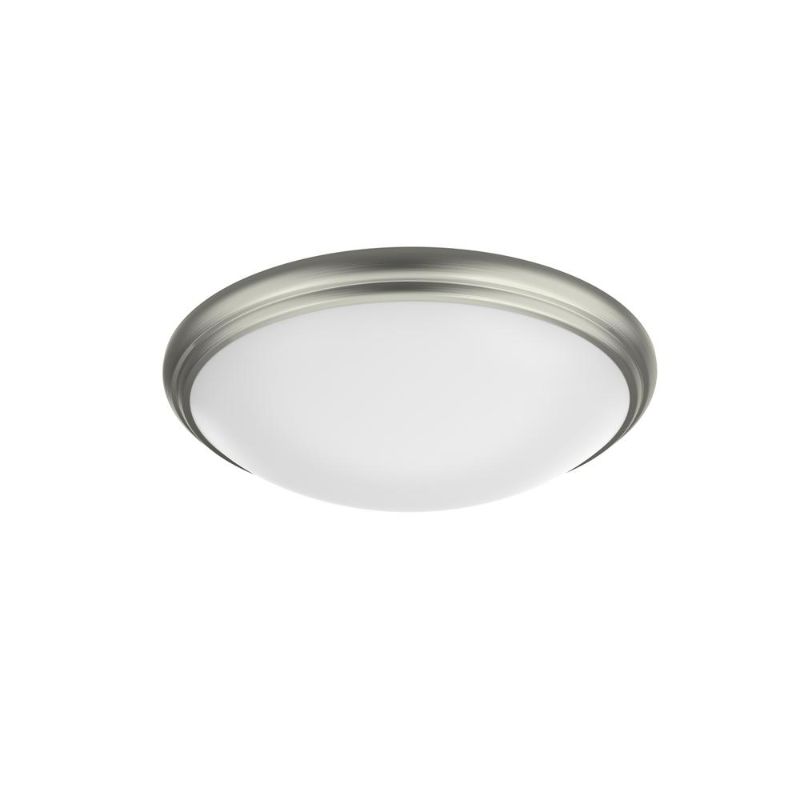 Photo 1 of (DENTED SHIELD)
Commercial Electric 12 in. Brushed Nickel and Oil-Rubbed Bronze Selectable Integrated LED Flush Mount with Interchangeable Trim
