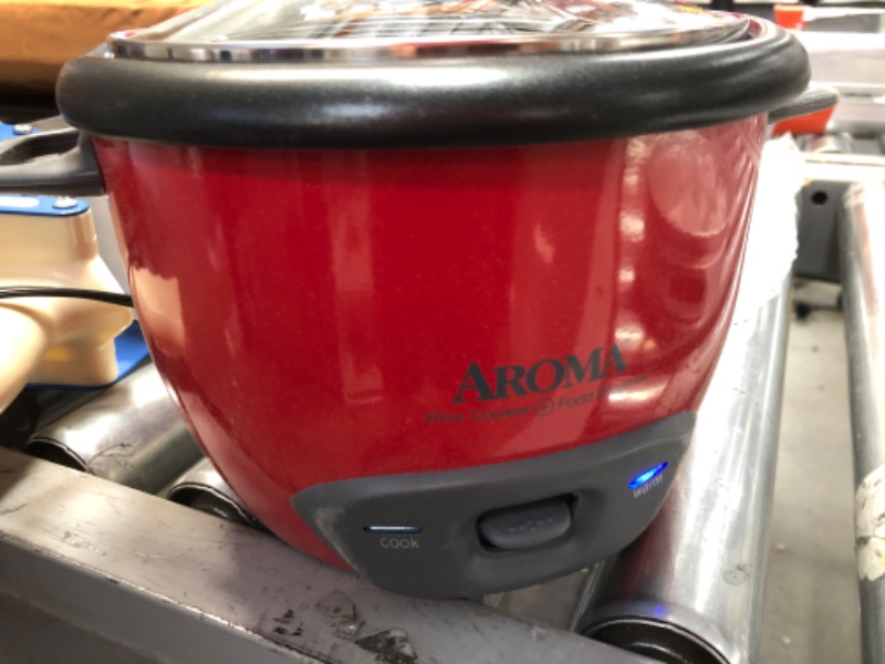 Photo 2 of (DENTED RIM; POWER BUTTON DOES NOT STAY PUSHED IN)
aroma rice cooker food steamer