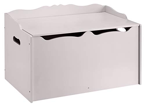 Photo 1 of Amazon Basics Wooden Toy Box, Grey
Product dimensions: 30 x 18 x 19 inches (LxWxH)
