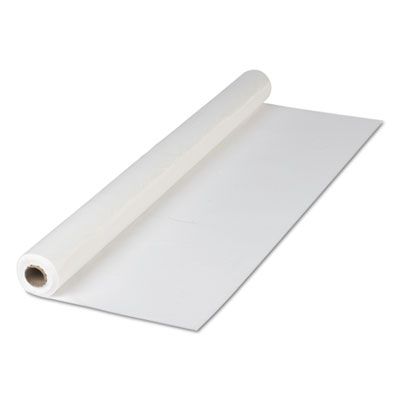 Photo 1 of **USED MISSING SOME* Hoffmaster Plastic Roll Tablecover 40 X 300 Ft White Hfm114000 - All
