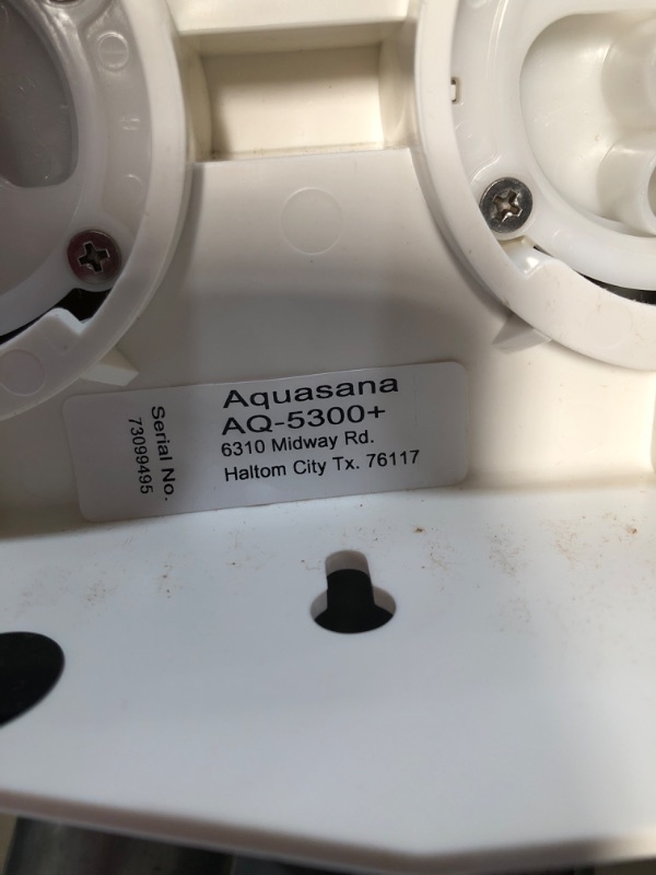 Photo 3 of **MISSING FAUCET** Aquasana 3-Stage Max Flow Claryum Under Sink Water Filter System - Kitchen Counter Claryum Filtration - Filters 99% Of Chlorine 
