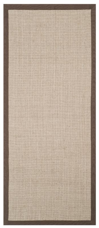 Photo 1 of NF441F-26 2 Ft. 6 in. X 6 Ft. Runner Casual Taupe & Light Brown Natural Fiber Rug
