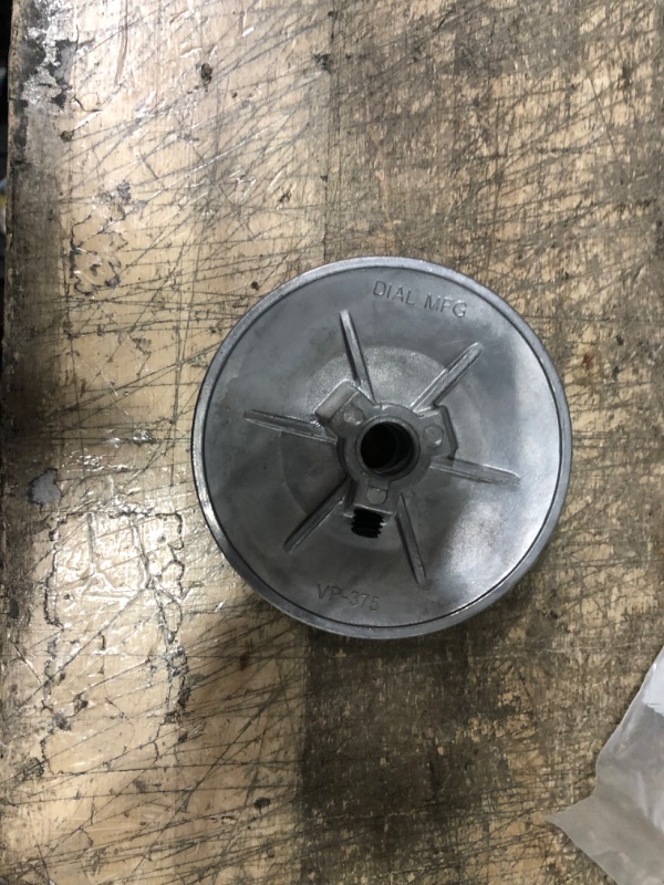 Photo 1 of 3-3/4 in. x 1/2 in. Variable Motor Pulley
**USED**