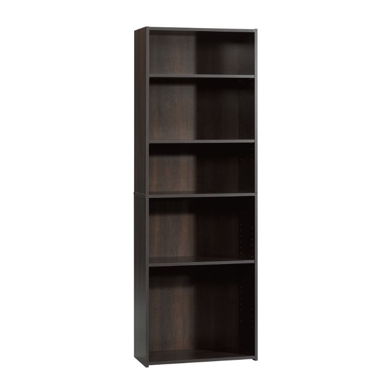 Photo 1 of *READ BELOW** Sauder? Beginnings 71 3/16" 5 Shelf Transitional Bookcase, Red/Dark Finish, Standard Delivery
