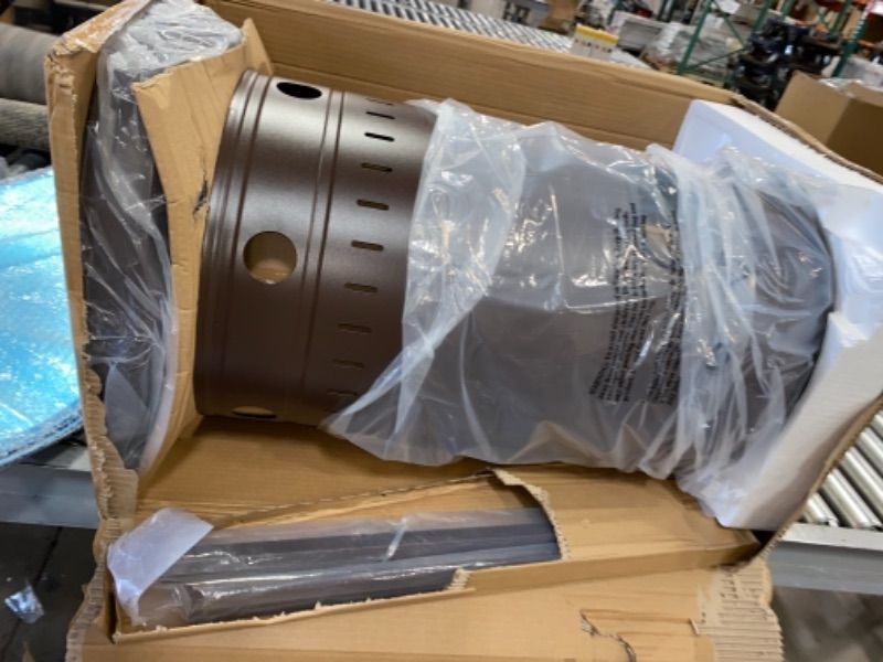 Photo 1 of 46000 BTU Commercial Propane Bronze Outdoor Heater with Cover
