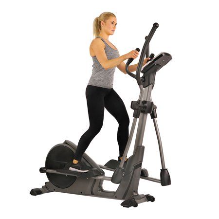 Photo 1 of **PARTS ONLY** Sunny Health & Fitness Programmable Magnetic Elliptical, Steel
