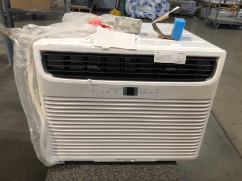 Photo 3 of *AC UNIT NEEDS ADAPTER TO FIT INTO POWER OUTLET*
Frigidaire Window Room Air Conditioner, 18,500 BTU with Supplemental Heat and Slide Out Chassis, in White
