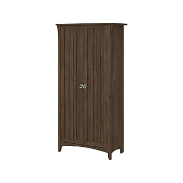 Photo 1 of (parts only, major damage)
Salinas Tall Storage Cabinet with Doors in Ash Brown - Engineered Wood
