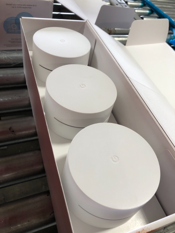 Photo 7 of Google Wifi - AC1200 - Mesh WiFi System - Wifi Router - 4500 Sq Ft Coverage - 3 pack
