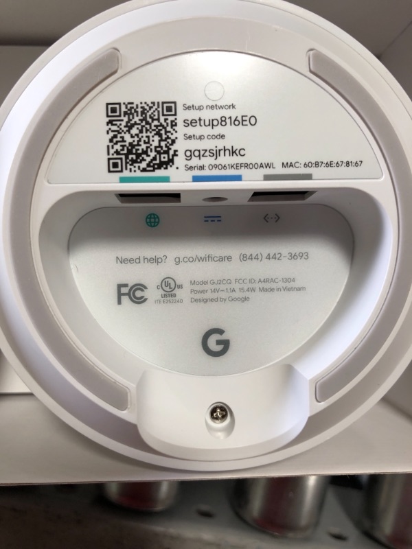 Photo 5 of Google Wifi - AC1200 - Mesh WiFi System - Wifi Router - 4500 Sq Ft Coverage - 3 pack
