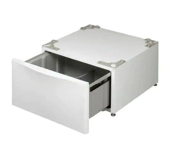 Photo 1 of LG Electronics 27 in. Laundry Pedestal with Storage Drawers for Washers and Dryers in White