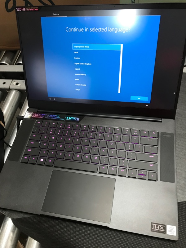 Photo 5 of Razer Blade 15 Gaming Laptop: Intel Core I7-10875H 8-Core, NVIDIA GeForce RTX 2070 Super Max-Q, 15.6”FHD 300Hz, 16GB RAM, 512GB SSD, Thunderbolt 3,
