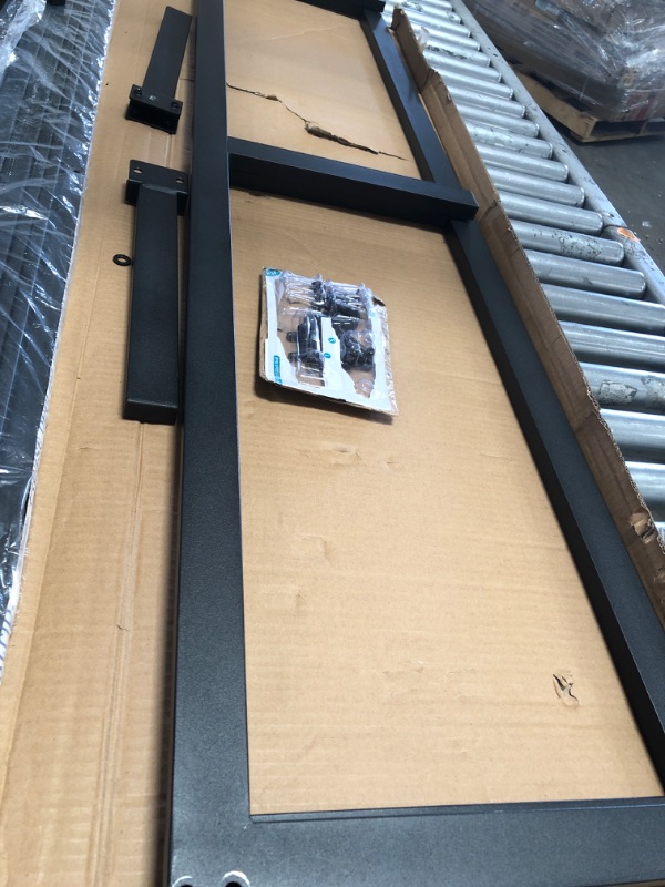 Photo 1 of **MISSING HARDWARE* Best Price Mattress 14 Inch Metal Platform Beds w/ Heavy Duty Steel Slat Mattress Foundation (No Box Spring Needed), Black QUEEN*
