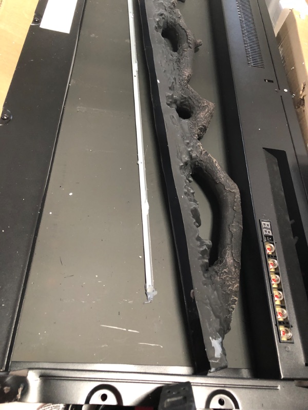 Photo 2 of **MISSING PARTS**DAMAGED** Sierra Collection SIL60 60" Wall Built-in Linear Fireplace in Black
