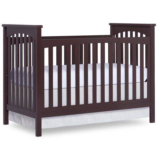 Photo 1 of **MINOR DAMAGE**MISSING PARTS** Dream On Me Cape Town 5-in-1 Convertible Crib, Dark Brown
