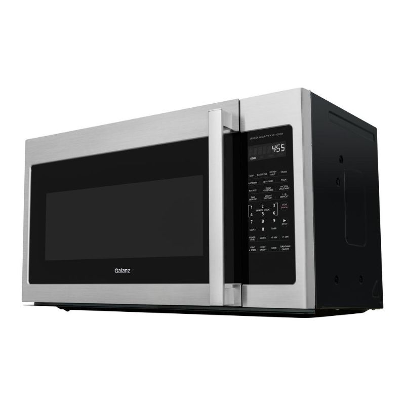 Photo 1 of Galanz 1.9 Cu. Ft. Over the Range Microwave in Stainless Steel with Sensor Cooking Technology, Silver
