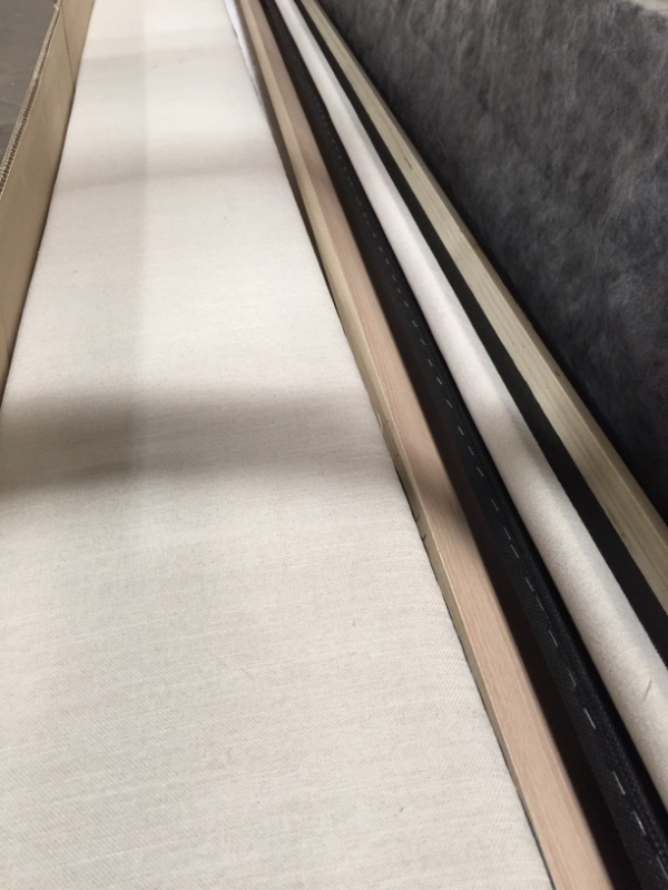 Photo 1 of **MISSING SECTIONS**ONLY BOX 1 OUT OF 2 BOXES** Baxton Studio
Eliza Light Beige Trundle Daybed