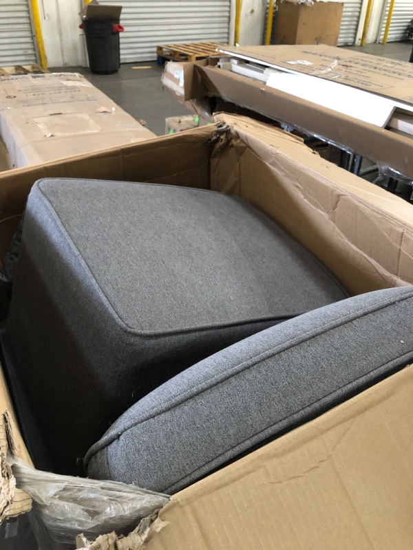 Photo 2 of **PARTS ONLY**
DaVinci Olive Upholstered Swivel Glider with Bonus Ottoman in Dark Grey, Greenguard Gold & CertiPUR-US Certified