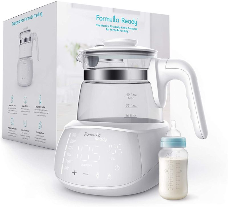 Photo 1 of Formula Ready Baby Water Kettle- One Button Boil Cool Down and Keep Warm at Perfect Baby Bottle Temperature 24/7 - Dispense Warm Water Instantly- Replace Traditional Baby Bottle Warmer
