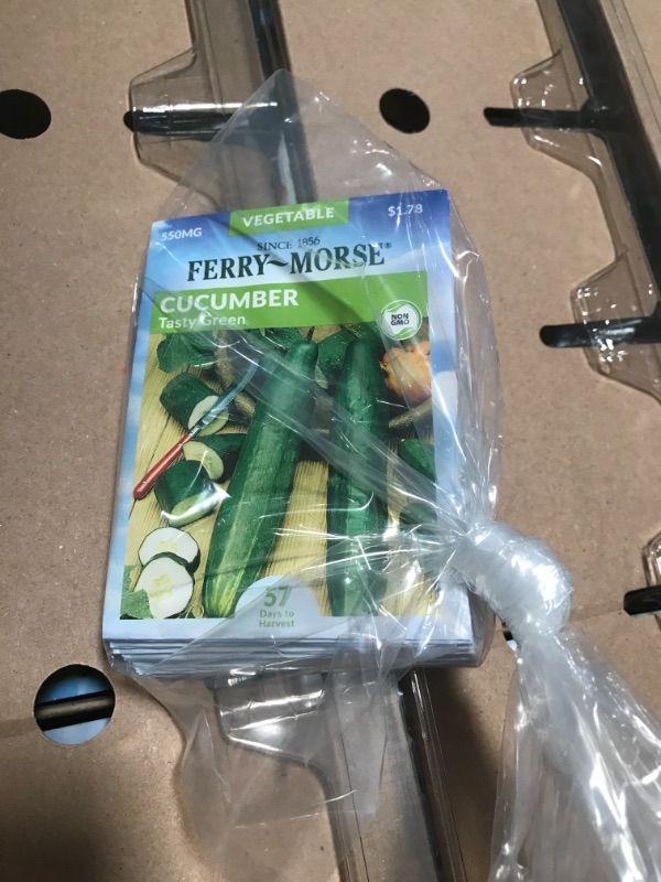 Photo 2 of 15 PACK**
Ferry-Morse Cucumber Tasty Green Seed