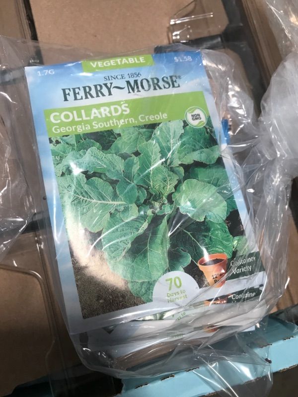 Photo 2 of 15 PACK**
Ferry-Morse Collards Georgia Southern Creole Seed