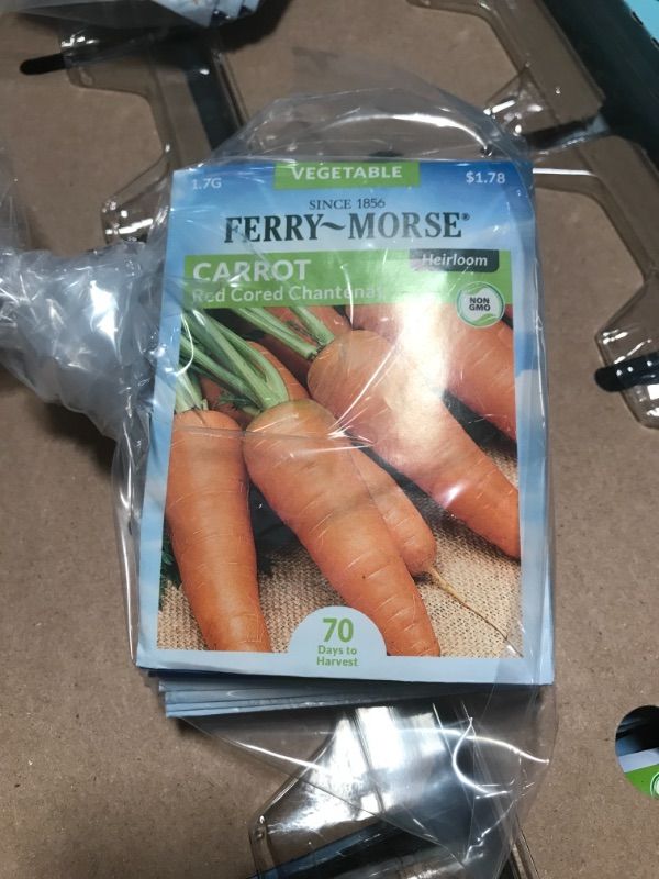 Photo 2 of 15 PACK**
FERRY MORSE CARROT RED CORED CHANTENAY