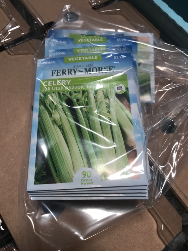 Photo 2 of 15 PACK**
Ferry-Morse #5270R Celery Tall Utah Improved Seed