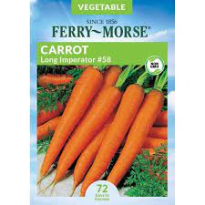 Photo 1 of 15 PACK**
Ferry-Morse #58 Carrot Long Imperator Seed