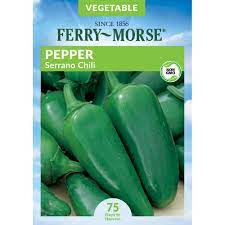 Photo 1 of 13 PACK**
Ferry-Morse Pepper Serrano Chili Seed