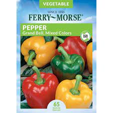 Photo 1 of 12 PACK**
Ferry-Morse Pepper Grand Bell Mix Vegetable Seeds