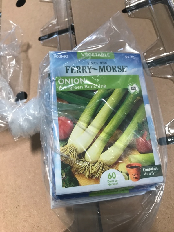 Photo 1 of 15 PACK**
Ferry-Morse Onion Evergreen Bunching Seed