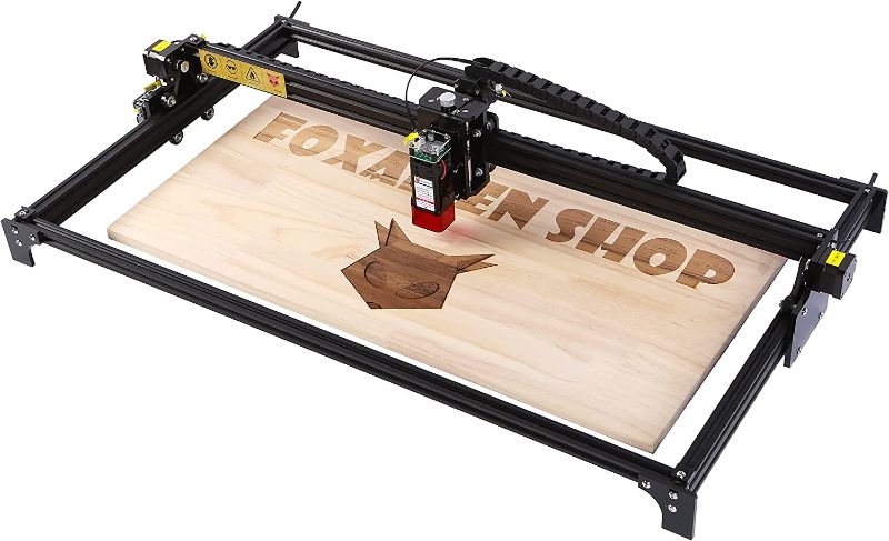 Photo 1 of Reizer Mega 20W Laser Engraver, Class 4 Fixed-Focus CNC Laser Engraving Machine with 32-bit Board for Wood, MDF, Stainless Steel, Leather Etching GRBL Control (31.5”x15.75” Large Engraving Area)
