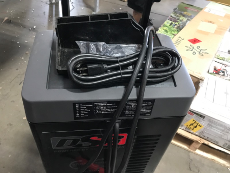 Photo 3 of Schumacher DSR123 DSR ProSeries Fully Automatic Battery Charger with Engine Starter and Maintainer - 250 Peak Amps, 50A Quick Boost, 12V/24V - for Automotive Shop/Dealer Use
