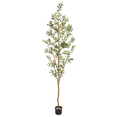 Photo 1 of Nearly Natural Nearly Natural Olive Artificial Tree - 82-in - Green 9160
