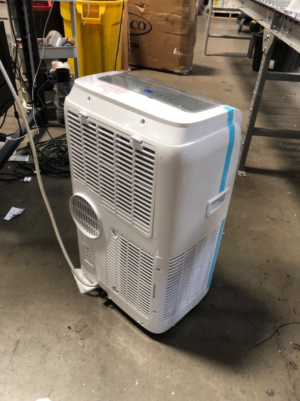Photo 1 of BLACK+DECKER 6,500 BTU DOE (12,000 BTU ASHRAE) Portable Air Conditioner with Remote Control, White
