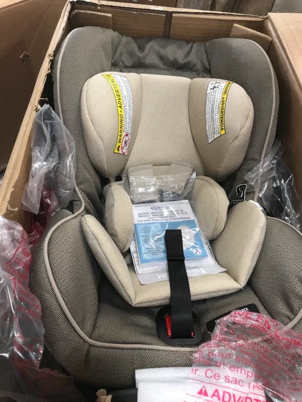 Photo 2 of Graco SnugRide SnugLock Extend2Fit 35 Infant Car Seat, Haven Tan
