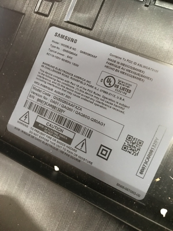 Photo 3 of SAMSUNG 50-Inch Class QLED Q60A Series - 4K UHD Dual LED Quantum HDR Smart TV with Alexa Built-in (QN50Q60AAFXZA, 2021 Model)
