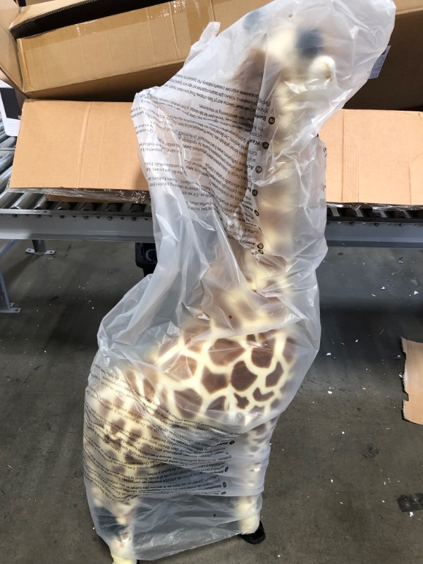 Photo 1 of Melissa & Doug Plush Giraffe, Yellow, One Size